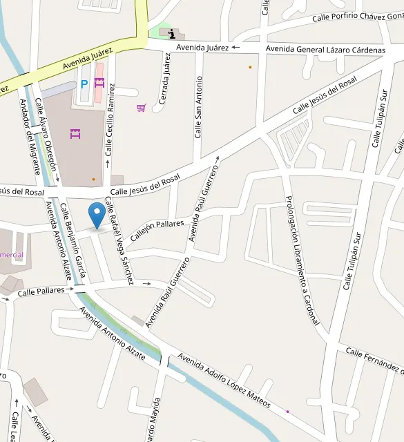 Mapa: Edificio de 3 niveles en el centro de Ixmiquilpan